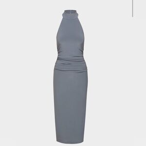 ARITZIA Wilfred Smooth Matter Remedy Dress – Coal Grey (Size XS)